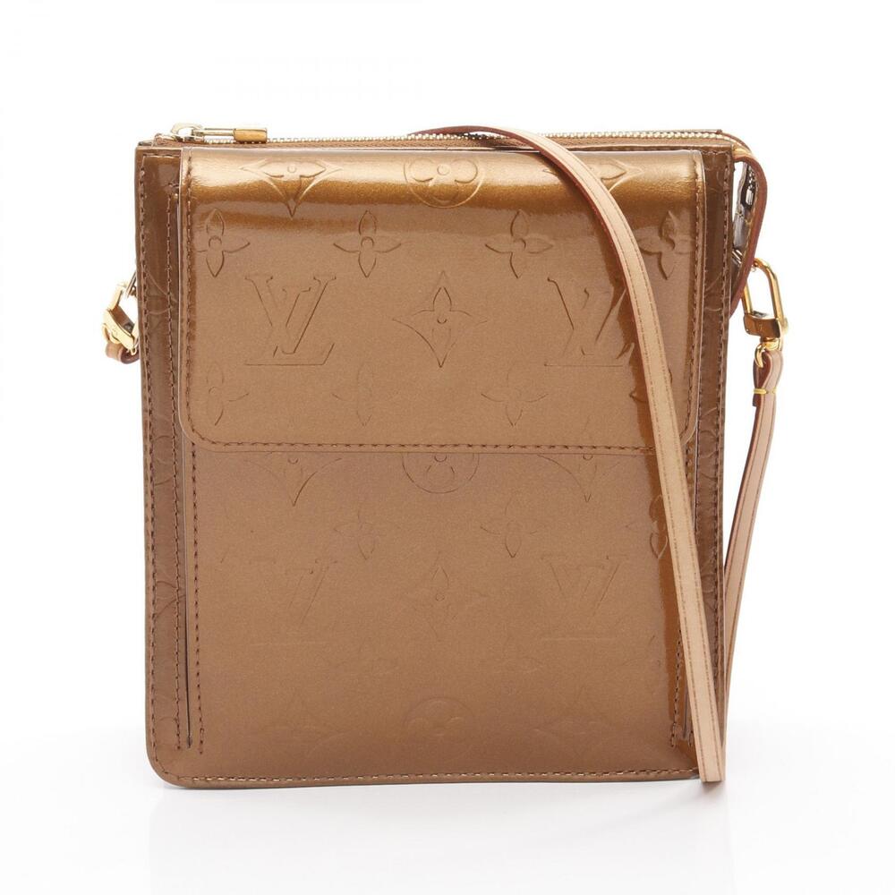 Louis Vuitton Mott Monogram Leather Shoulder Bag Brown